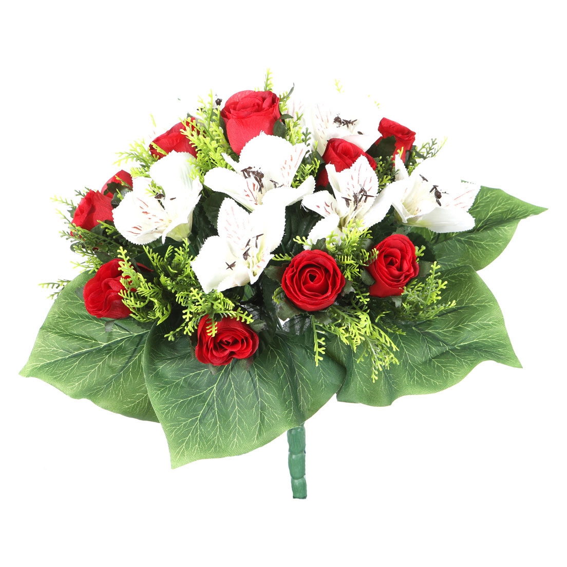 Piquet de 19 tiges de roses et alstroemeria1