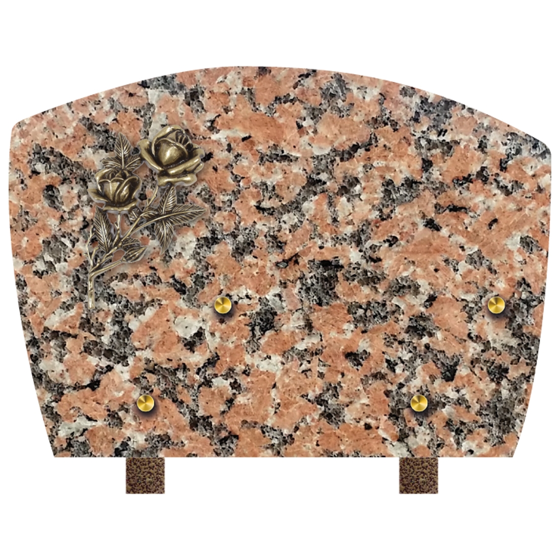 Plaque forme polie - bronze1