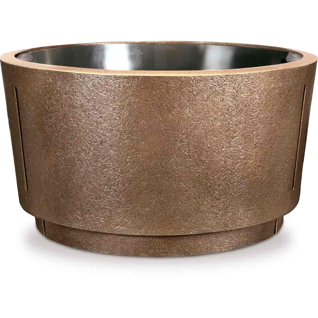 Jardinière en bronze de forme ronde1