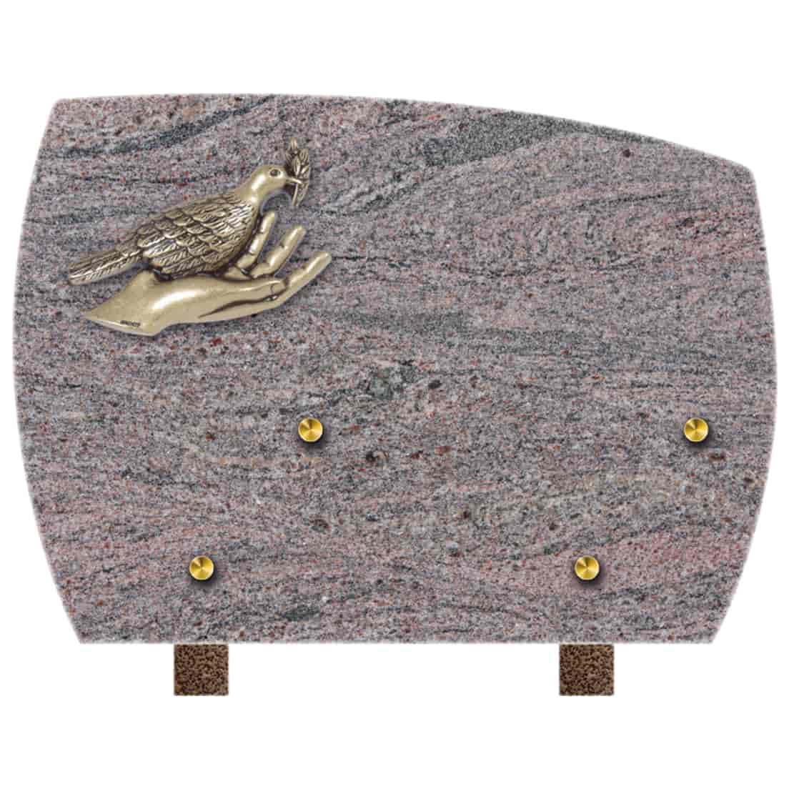 Plaque forme polie - bronze - 2 porte inters1