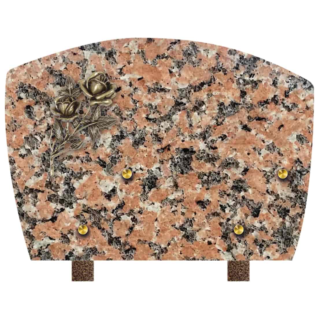 Plaque forme polie - bronze1