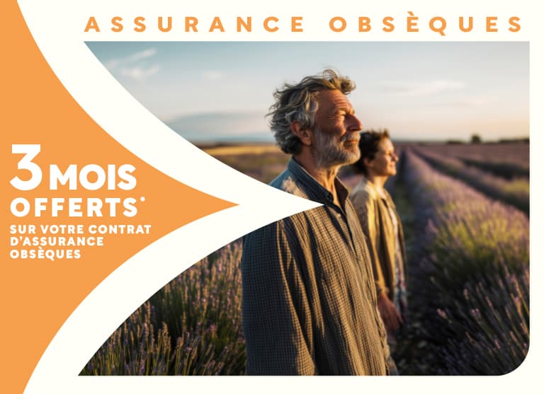 3 mois offerts sur votre contrat d'assurance obsèques