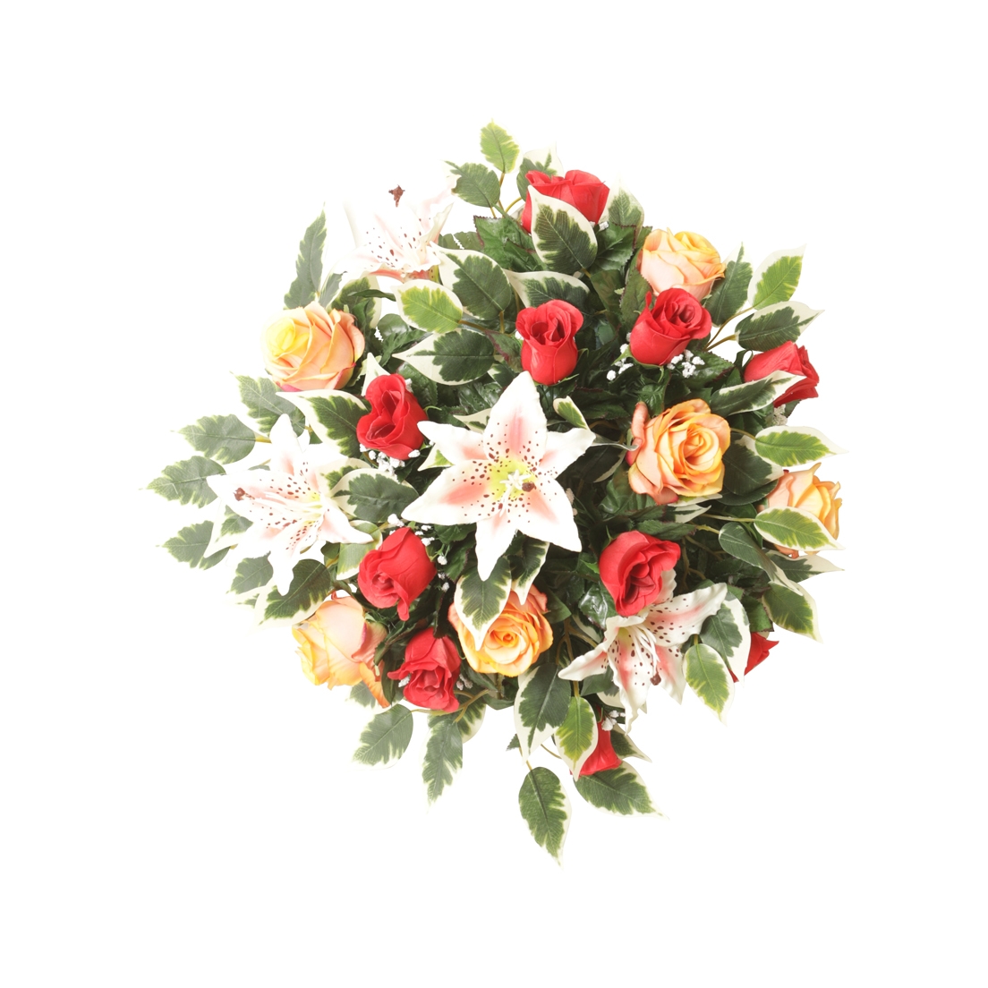 Coussin de roses et lys1