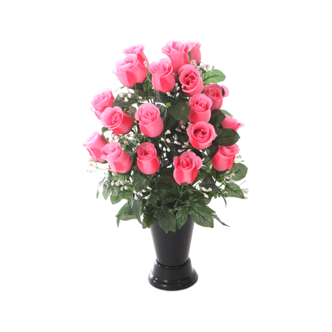 Bouquet de roses et gypsophiles1